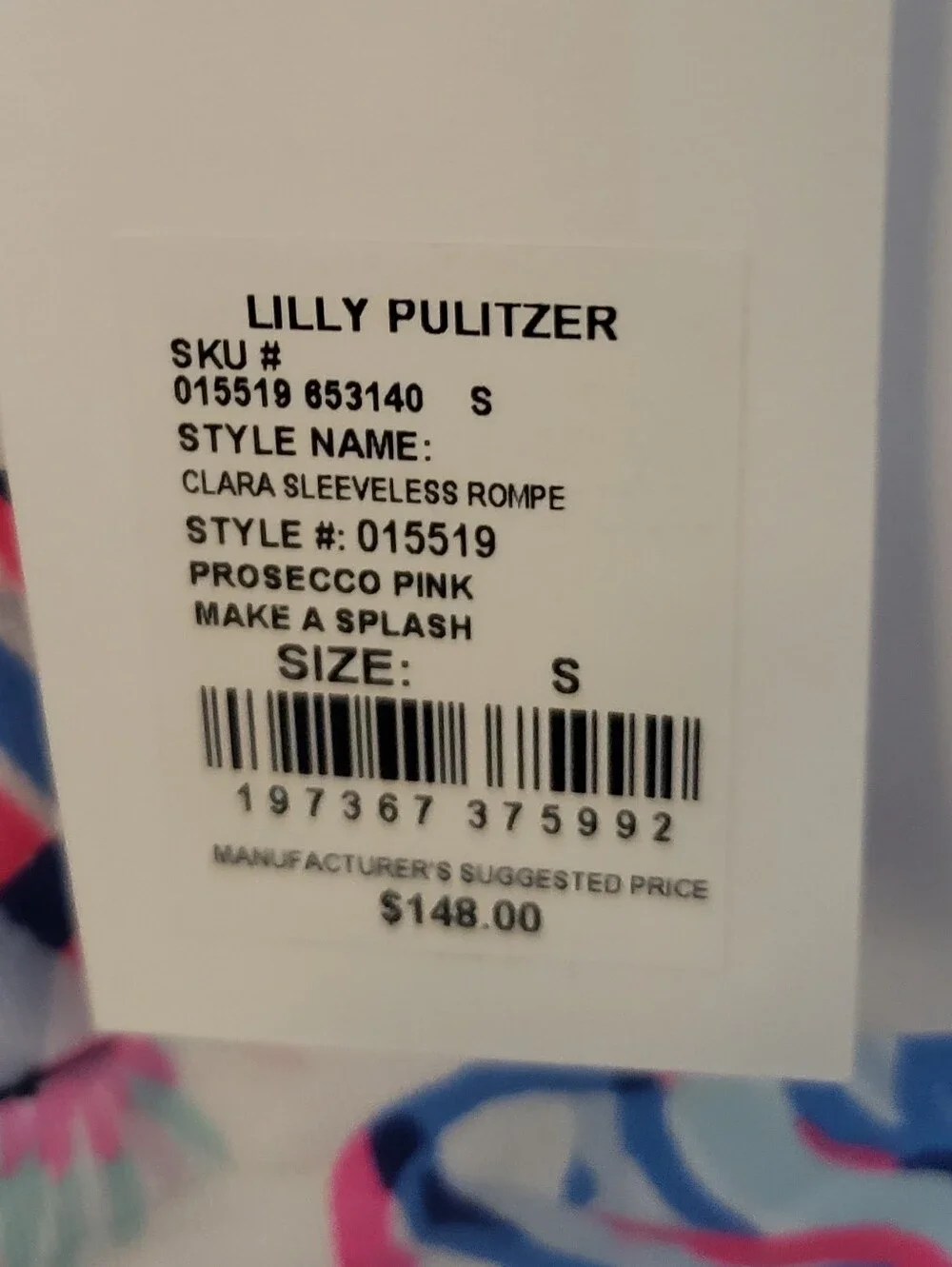 Lilly Pulitzer Floral V-Neck Skort in Pink, Blue & White